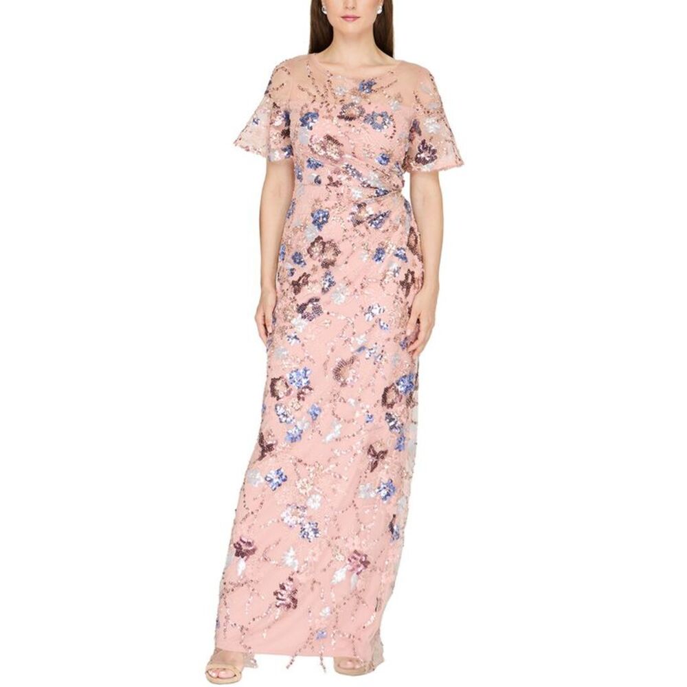 Js Collections Womens  Alisa Column Gown
